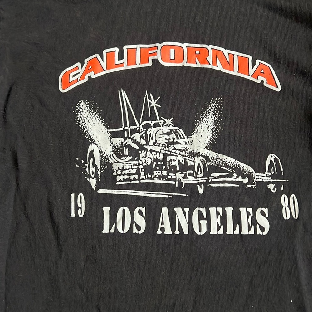 Long sleeve Adika Shirt. California, Los Angeles, 1980 graphic